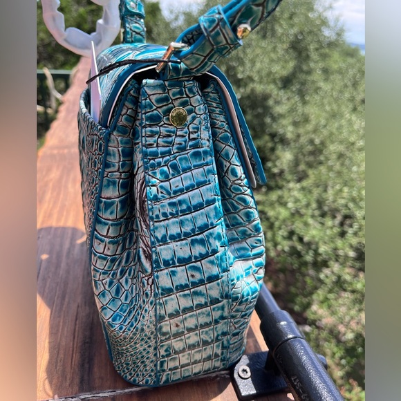 NWT Brahmin Margo MINERAL BLUE Melbourne - Picture 6 of 12